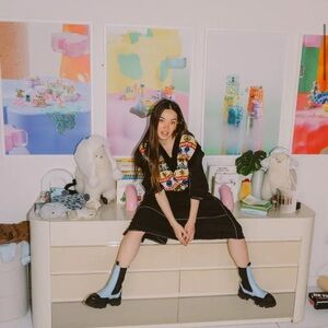 Sandro Smiley Peace V-Neck Sleeveless Sweater Vest M